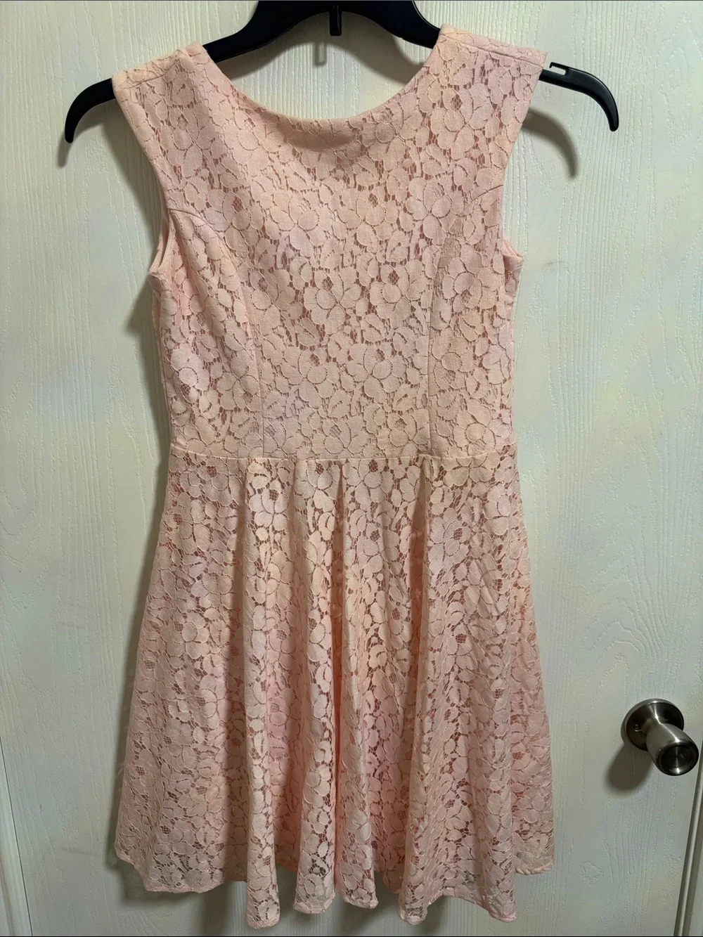 Fit & Flare Pink Lace Floral Sleeveless Dress Girls 14 Summer Wedding Udtfashion